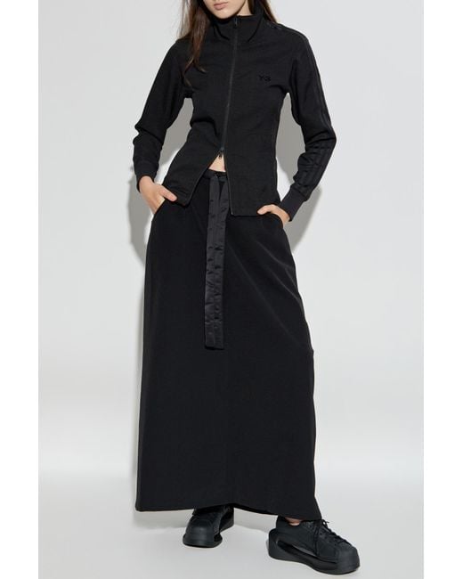 Y-3 Black Logo Skirt
