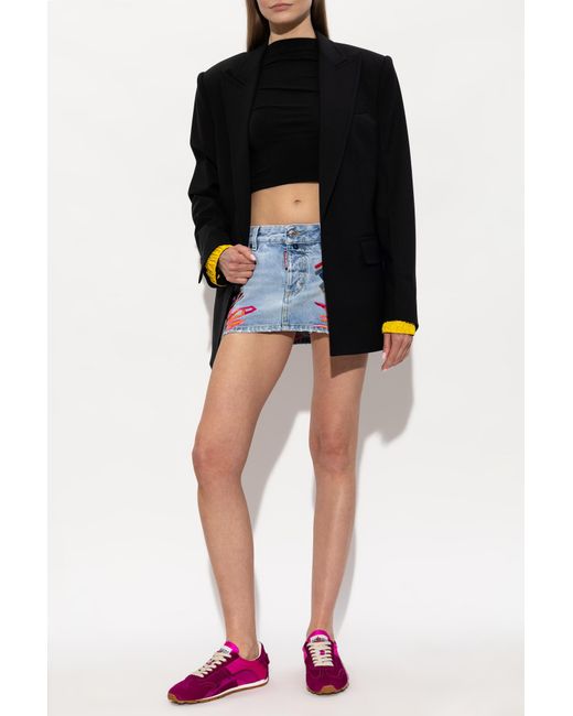 DSquared² Black Wool Blazer
