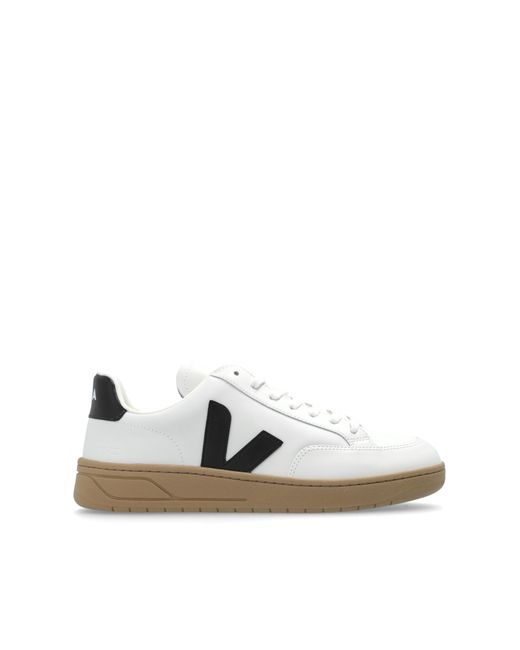 Veja White ‘V-12 Leather’ Sneakers for men