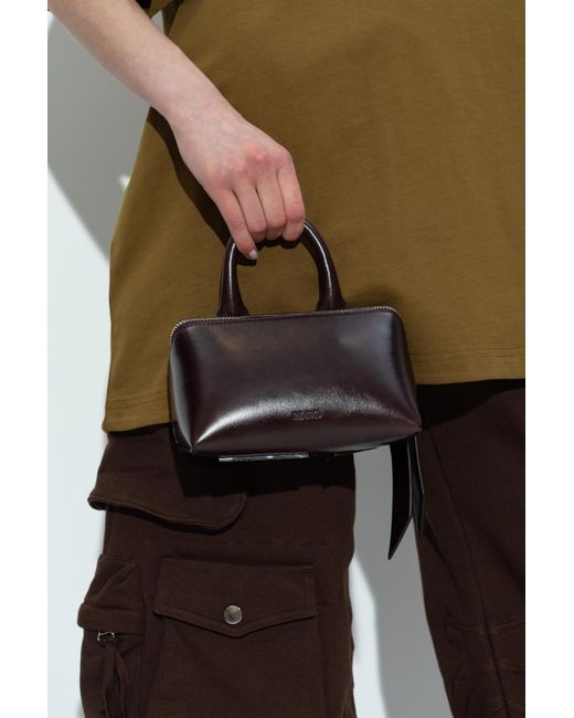 The Attico Brown Handbag 'Friday'