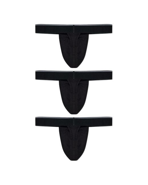 DIESEL Black 3-Pack Of Boxer Shorts 'Damien-D-Box-3Pack' for men
