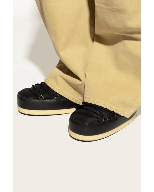 Moon Boot Black Mb Evx Mule Nylon Shoes for men