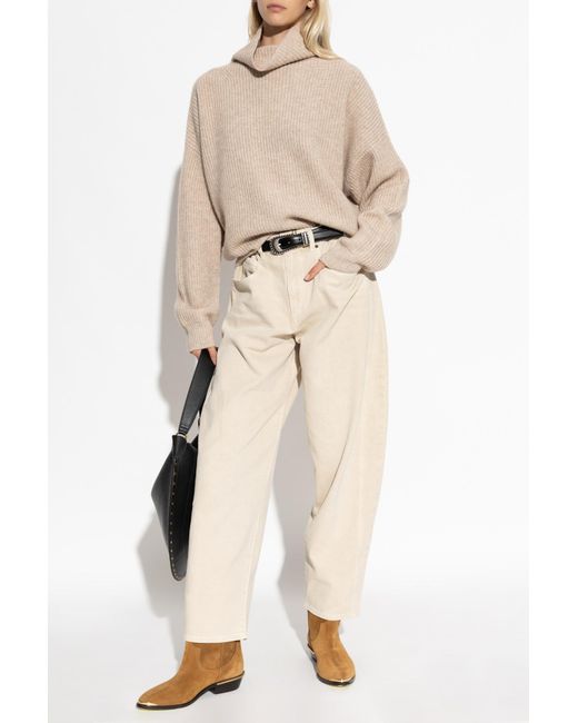 Isabel Marant Natural Turtleneck "Brooke"