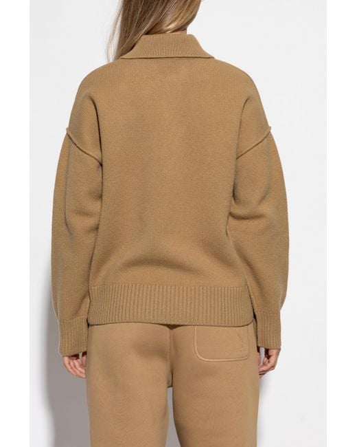 AMI Natural Wool Polo