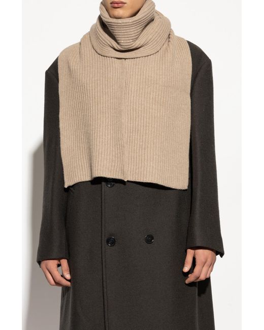Maison Margiela Natural Wool Scarf for men