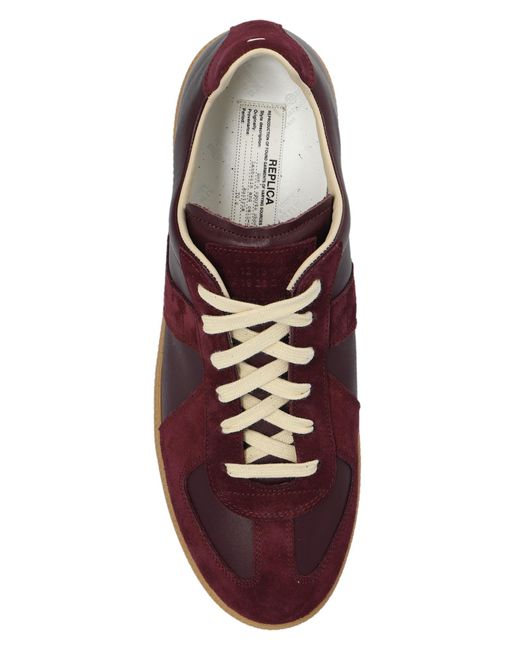 Maison Margiela Brown 'replica' Sneakers, for men