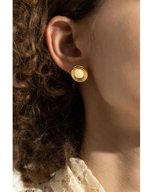 LIE STUDIO Metallic Earrings 'The Eloise'