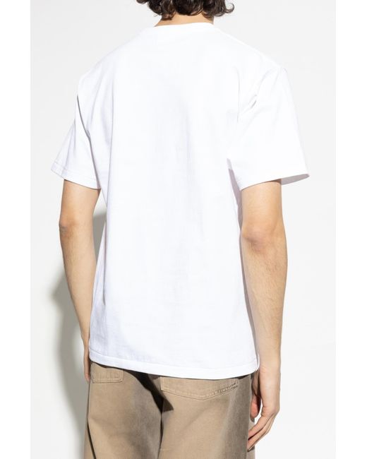 A Bathing Ape White T-Shirt With Print for men