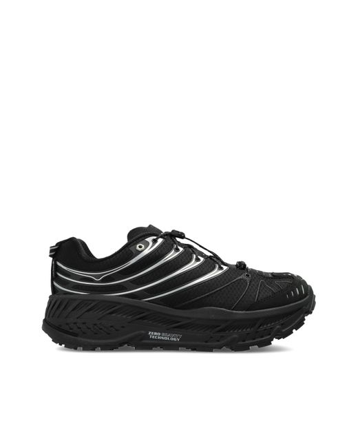 Hoka One One Black Sports Shoes "Stinson Evo Gtx"