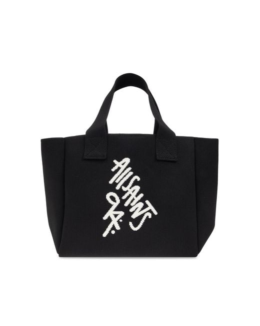 AllSaints Black Shopper Bag Izzy