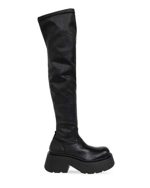 Vic Matié Black Over-The-Knee Boots 'Etna'