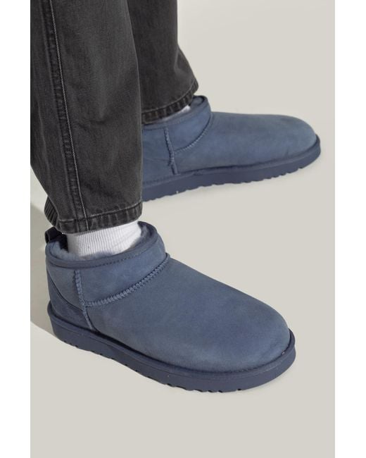 Ugg Blue Snow Boots 'Classic Ultra Mini'