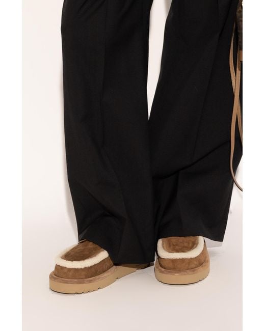Fendi Black Suede Shoes