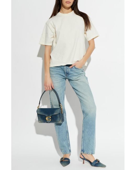 Re/done Blue Jeans With Slightly Tapered Legs