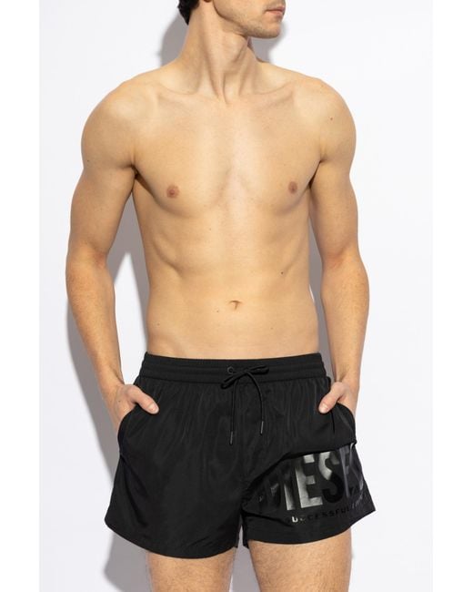 DIESEL Black Swim Shorts Mario-34-D-Core for men