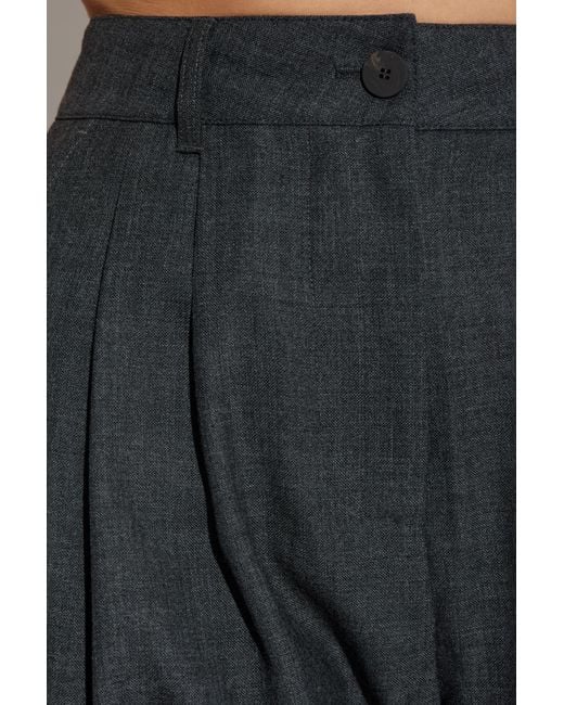 Studio Nicholson Blue Wool Trousers 'Acuna'