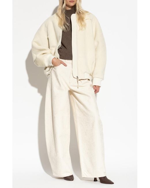 Jacquemus Natural 'Pilu' Bomber Jacket