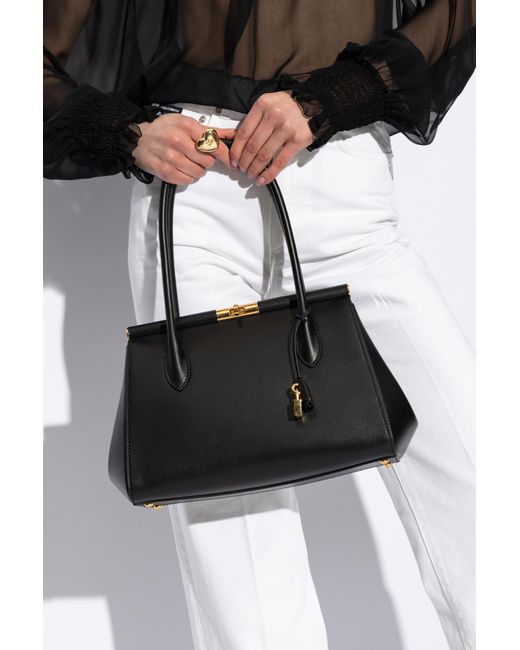 Dolce & Gabbana Black Shoulder Bag Marlene