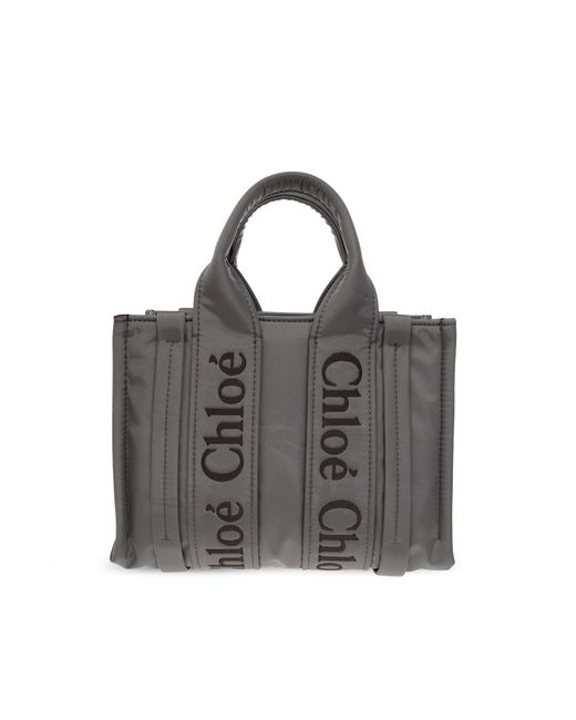 Chloé Black ‘Woody Small’ Shoulder Bag