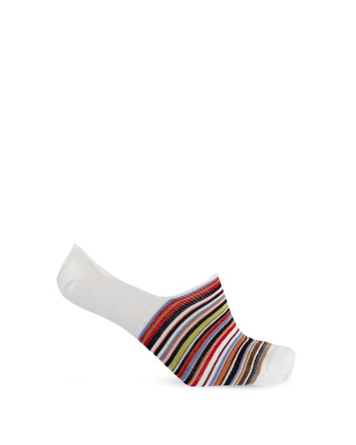 Paul Smith White Three-Pack Socks for men
