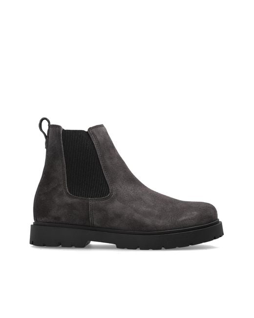 Birkenstock Black 'Highwood Slip On Mid' Ankle Boots