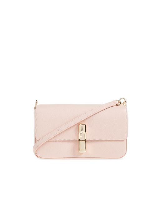 Furla Pink Shoulder Bag "Iride Small"