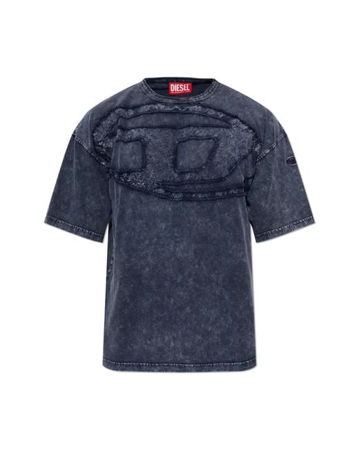 DIESEL Blue T-Shirt 'T-Boxt-Den' for men