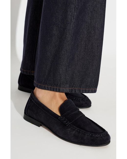 POSA Black 'Penny' Loafers