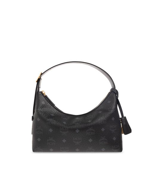 MCM Black 'Aren Small' Shoulder Bag