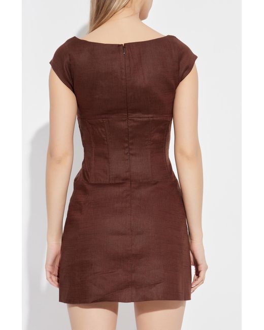 Cult Gaia Brown Dress Mickie