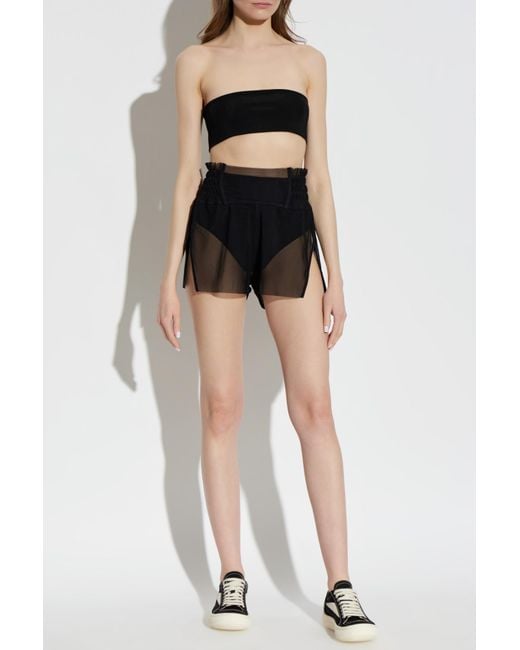 Rick Owens Black Short Top