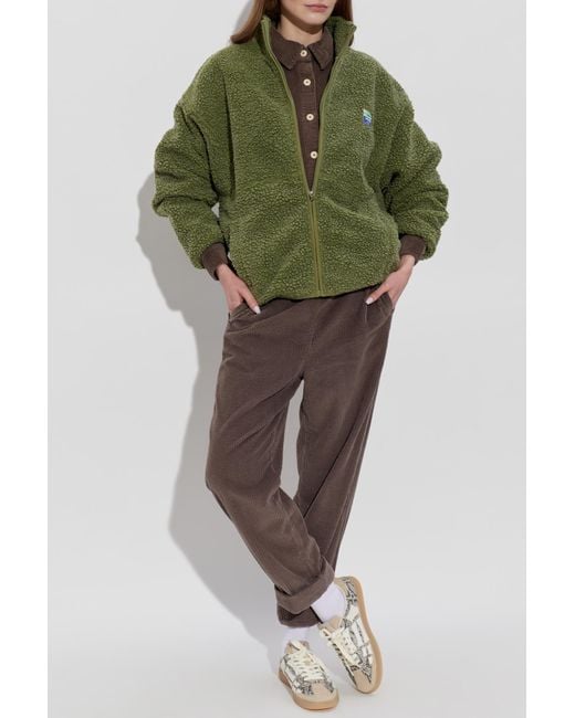 American Vintage Brown Oversize Corduroy Shirt