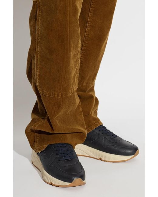 Golden Goose Deluxe Brand Black 'Running Sole' Sports Shoes for men