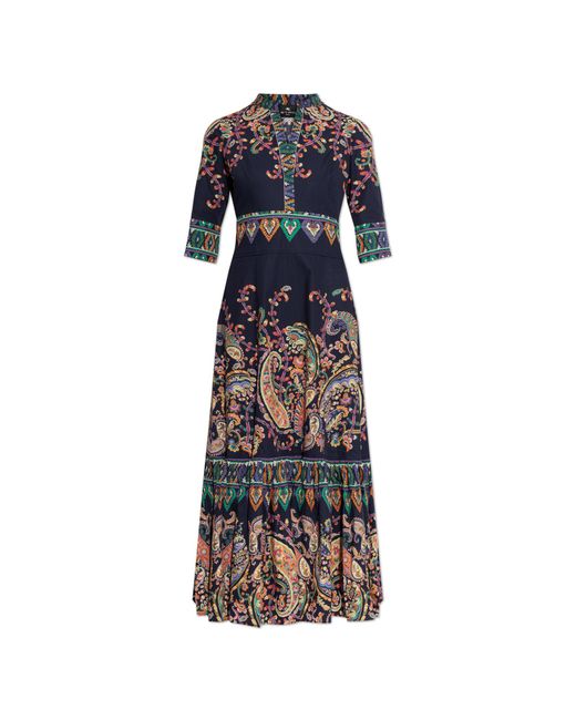 Etro Multicolor Patterned Dress