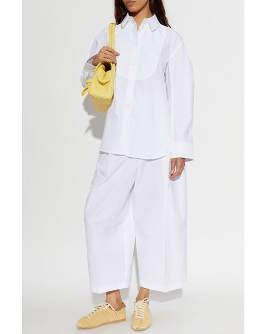 Jacquemus White Cotton Shirt 'Citta'