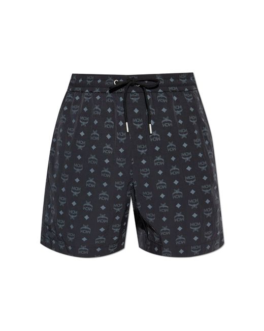 MCM Blue Swim Shorts for men