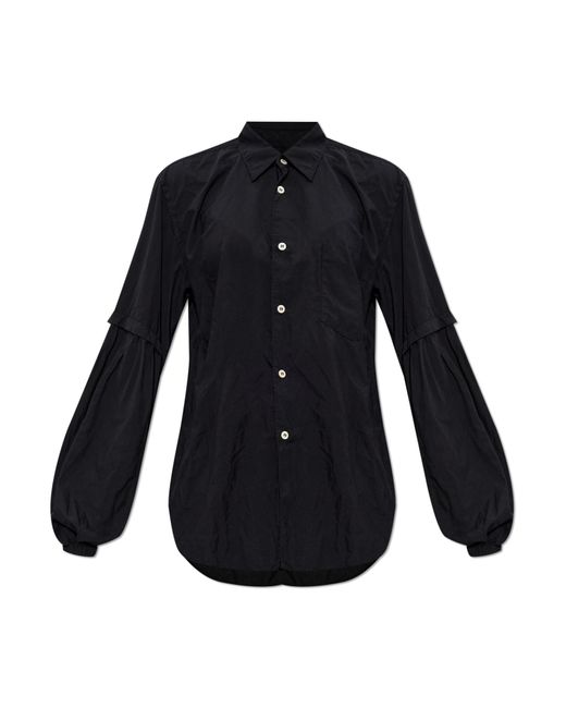 Comme des Garçons Blue Shirt With Pocket