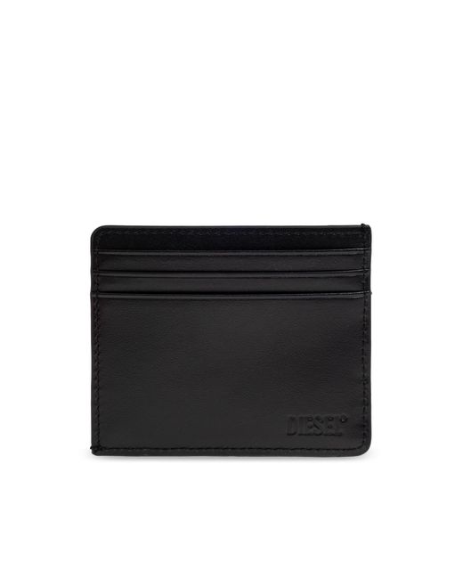 DIESEL Black Card Case '1Dr Card Case'
