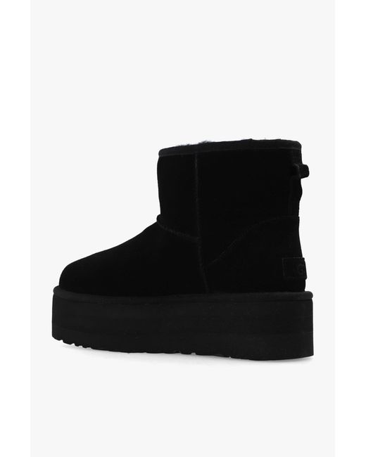 Ugg Black Classic Mini Platform Boots