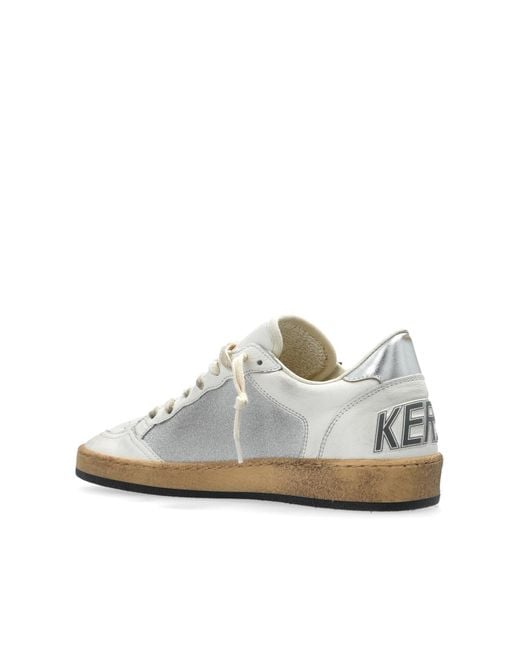 Golden Goose Sneakers Ball Star Double Quarter in White | Lyst