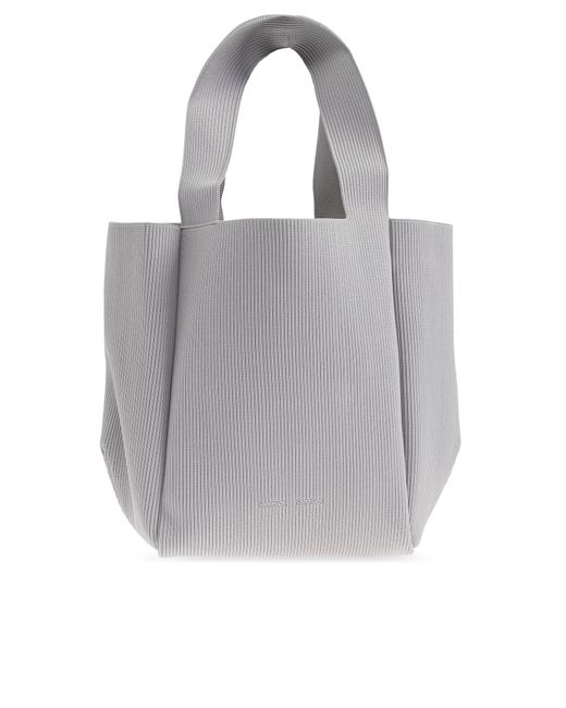 Samsøe & Samsøe Gray Shoulder Bag 'Samira' Shopper Type