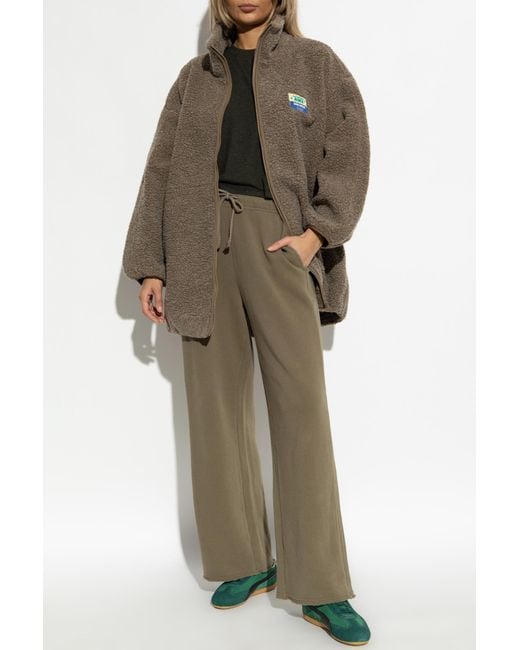 American Vintage Natural Fleece With Logo Patch