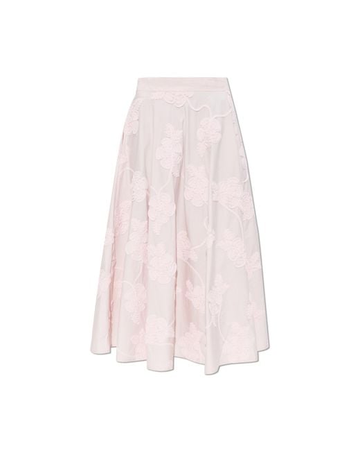 ROTATE BIRGER CHRISTENSEN Pink Skirt With Pockets