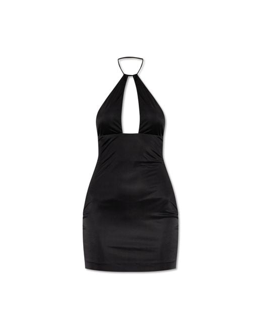 DSquared² Black Halter Neck Dress