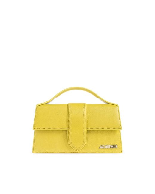 Jacquemus Yellow Handbag 'Le Grand Bambino'