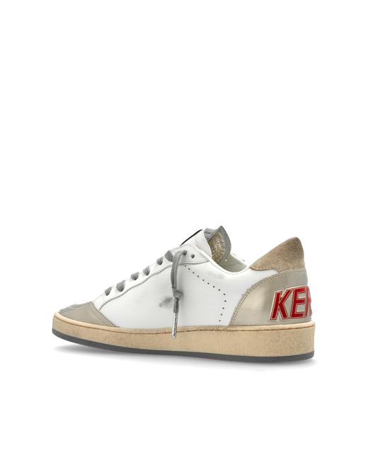 Golden Goose Deluxe Brand White "Ball Star" Sports Shoes