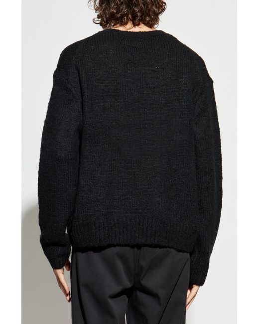 AllSaints Black Sweater 'Message' for men