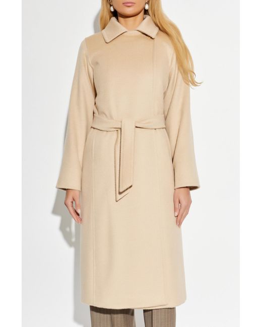 Max Mara Natural "Riccio" Coat