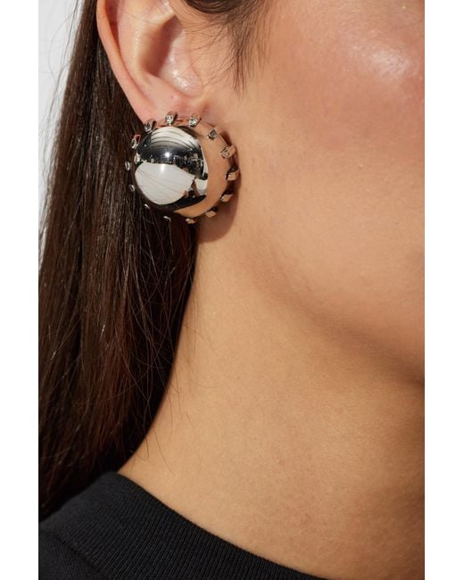 Marni Metallic Brass Earrings
