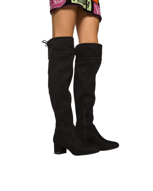 Michael Kors Rubber Jamie Sueded Over-the-knee Boot in Black - Save 60% ...